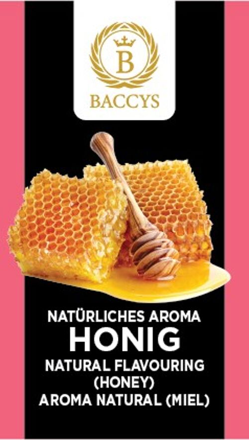 BACCYS Natürliches Aroma - HONIG - 10ml