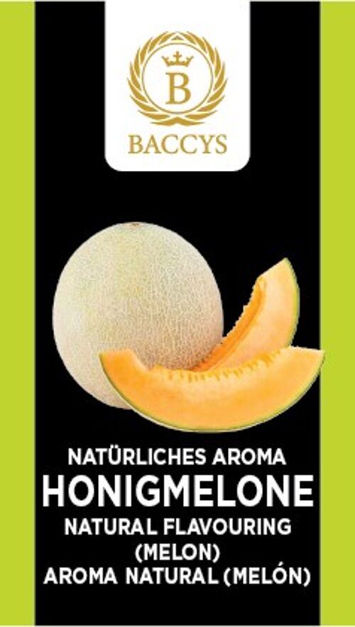 BACCYS Natürliches Aroma - HONIGMELONE - 10ml