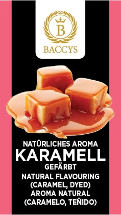 BACCYS Natürliches Aroma - KARAMELL - 10ml