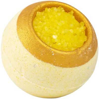 Bombe de bain garnie de sels de bain - Senteur vanille
- 150gr