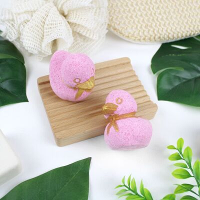 Duck bath bomb 100 grs - Pink scent