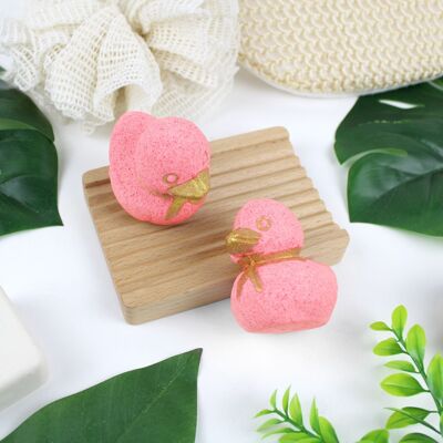 Duck bath bomb 100 grs - Strawberry scent