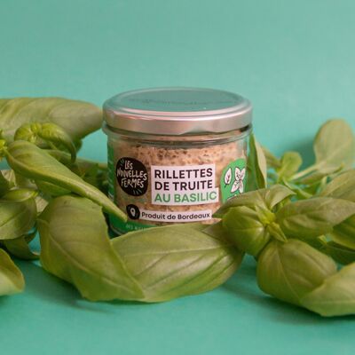 Trout rillettes with basil, 90g (each)