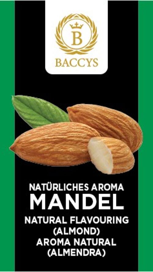 BACCYS Natürliches Aroma - MANDEL - 10ml