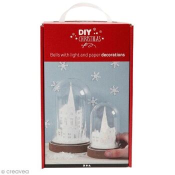 Kit DIY Noël - Cloches décoratives - 12,5 et 18 cm - 2 pcs 1