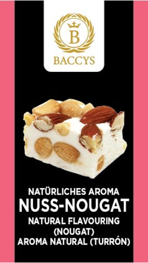 BACCYS Natürliches Aroma - NUSS-NOUGAT - 10ml