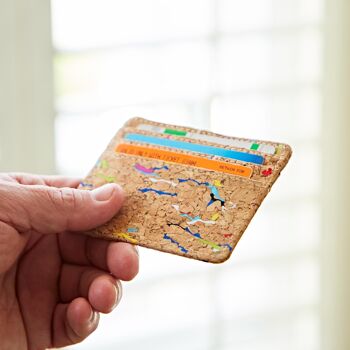 Porte-carte de crédit en liège naturel 10