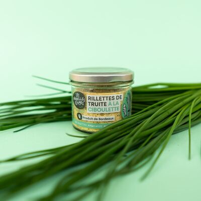 Rillettes de trucha con cebollino, 90 g (cada uno)