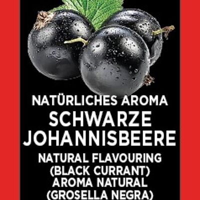BACCYS Natürliches Aroma - SCHWARZE JOHANNISBEERE - 10ml