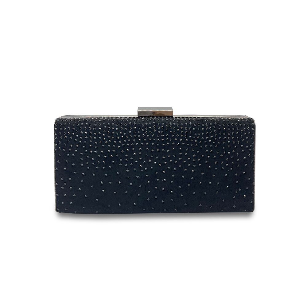 Brianna Box-Clutch mit Diamante-Detail
