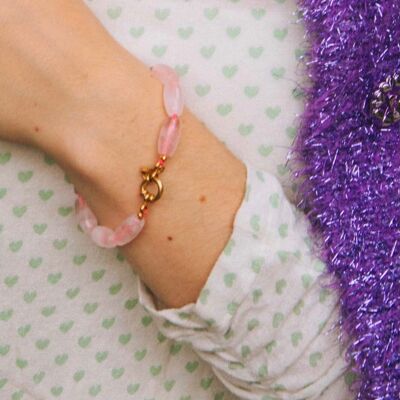 Mace Rose Quartz Bracelet
