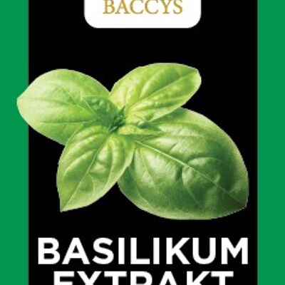 BACCYS Aromaextrakt - BASILIKUM - 10ml