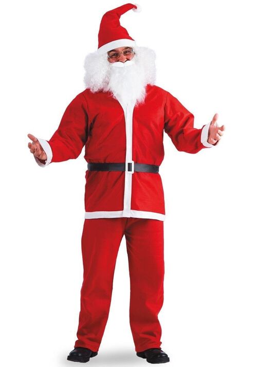 Articoli per feste - Costume Babbo Natale economico taglia unica(L-XL)  in busta