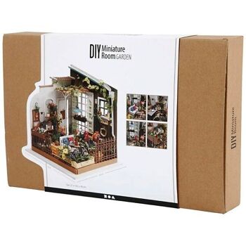 Kit DIY maquette - Balcon fleuri - 21 x 19,5 x 18 cm 1
