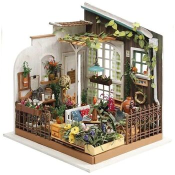 Kit DIY maquette - Balcon fleuri - 21 x 19,5 x 18 cm 4