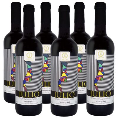 BACCYS Vin rouge espagnol - JULIO - 0.75L - lot de 6