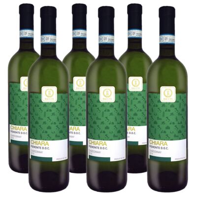 BACCYS Italian white wine - CHIARA - 6 x 0.75L