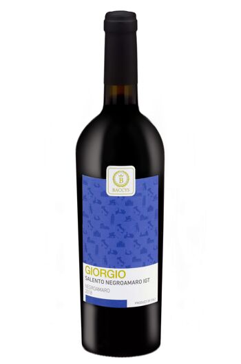BACCYS Vin rouge italien - GIORGIO - 6 x 0.75L 2