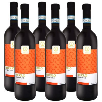 BACCYS Vin rouge italien - NICOLO - 6 x 0.75L