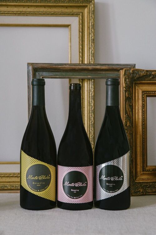 Monte Bluna Reserva red white and rosé - box 6