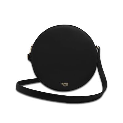 BLACK KASIMIR ROUND BAG