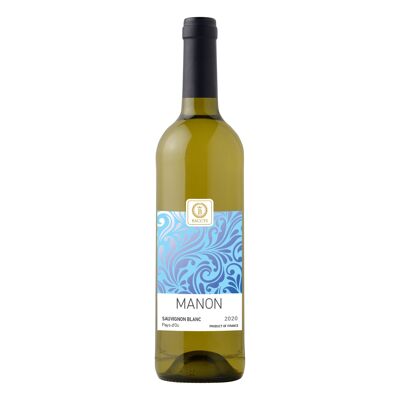 BACCYS Vin blanc français - MANON - 0.75L