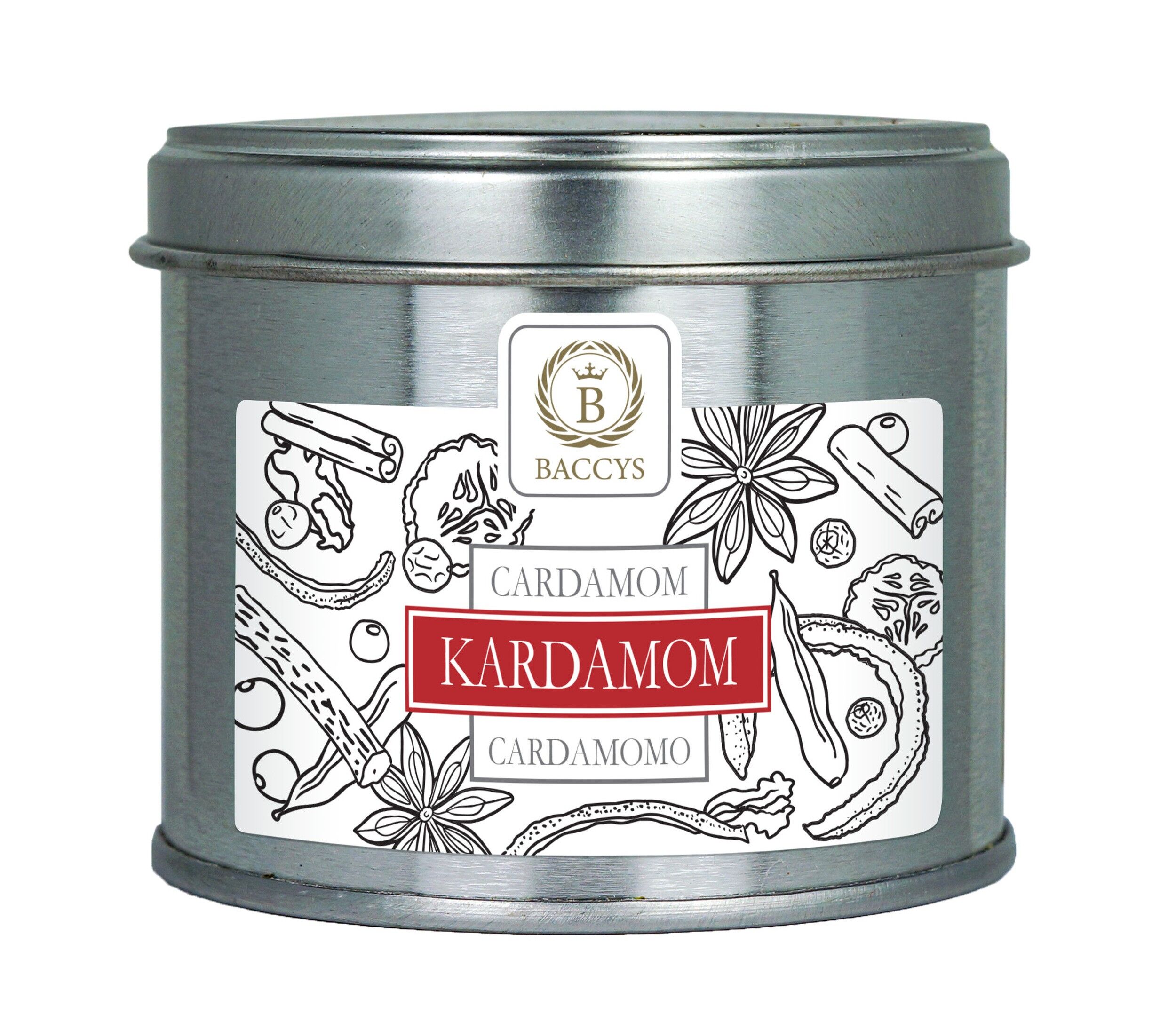 BACCYS Gin Botanical - CARDAMOM - 40g