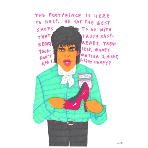 Footprince | A4 art print