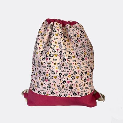 Mochila cuerdas princesas