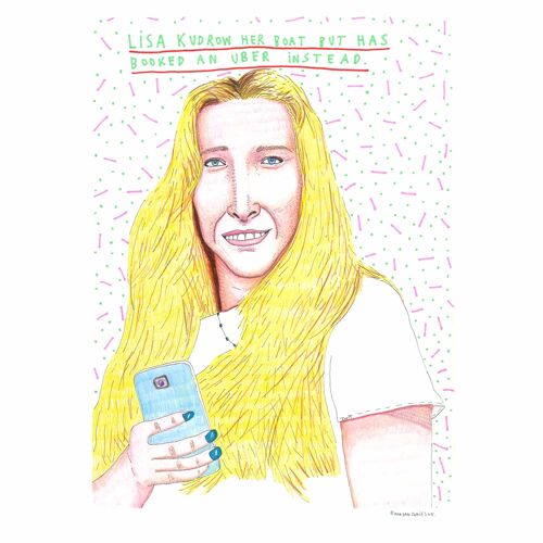 Lisa Kudrow | A4 art print