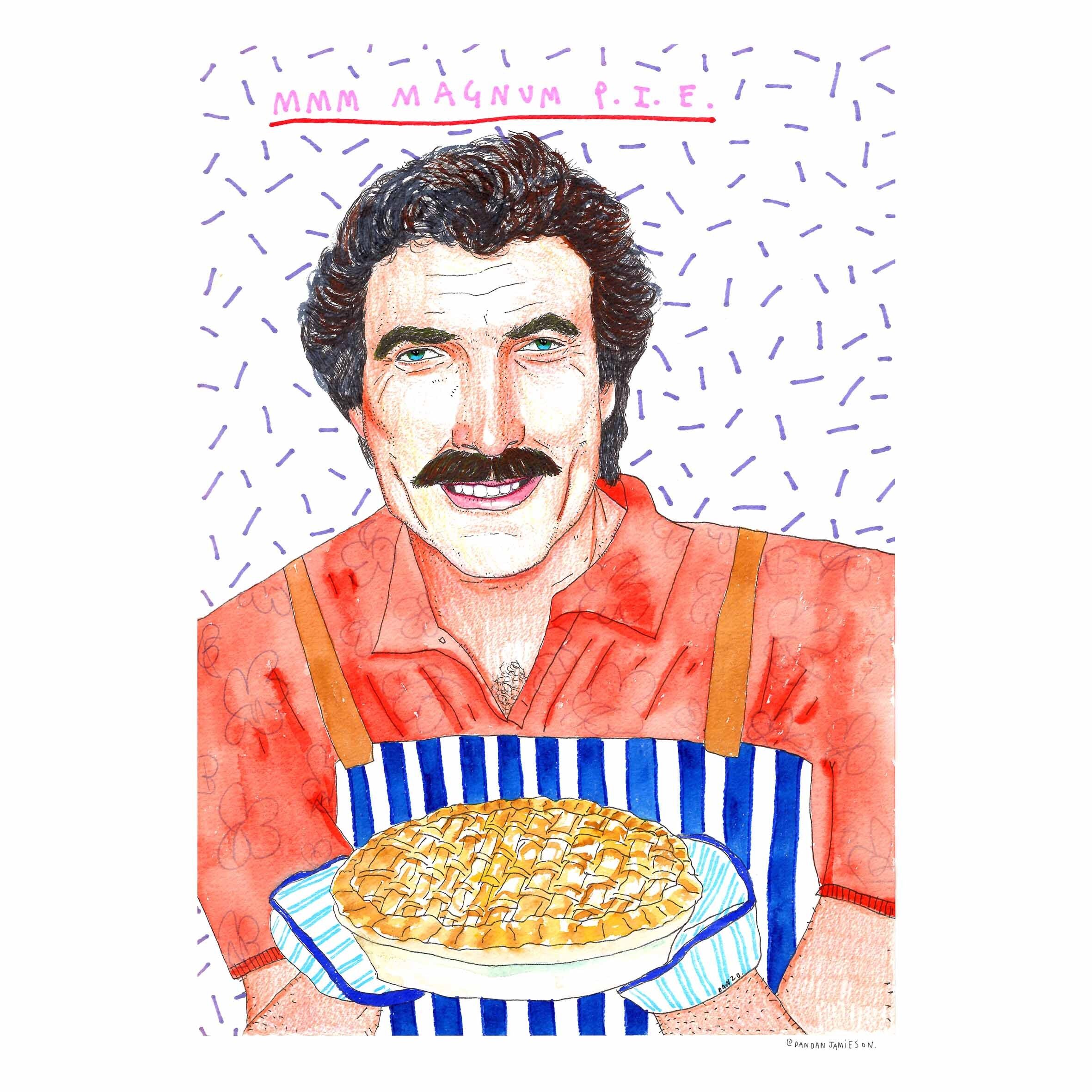 Magnum Pie | A4 art print