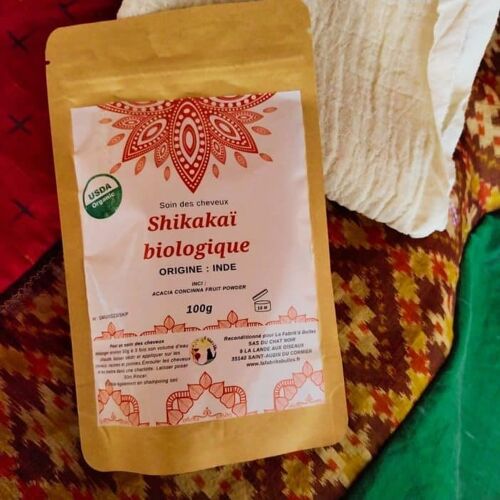 Shikakaï en poudre biologique - Plante ayurvédique - 100 g