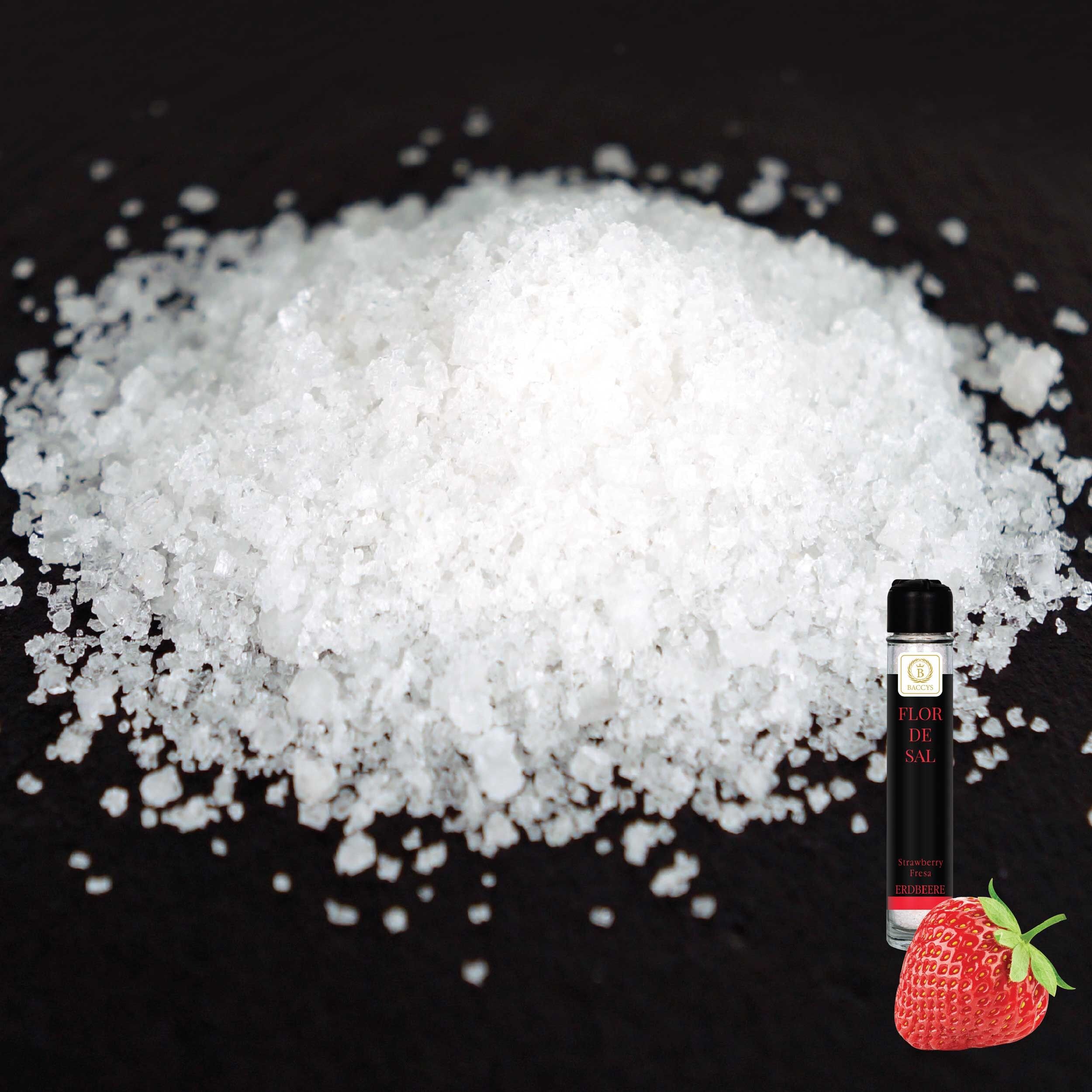 Flor de Sal al gusto di fragola - 100g