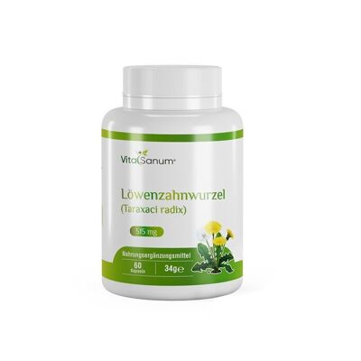 VitaSanum® - Löwenzahnwurzel (Taraxaci radix) 515 mg 60 Kapseln