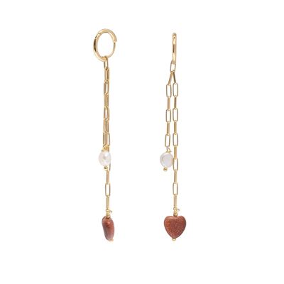 Boucles d'Oreilles Duo Amoureux