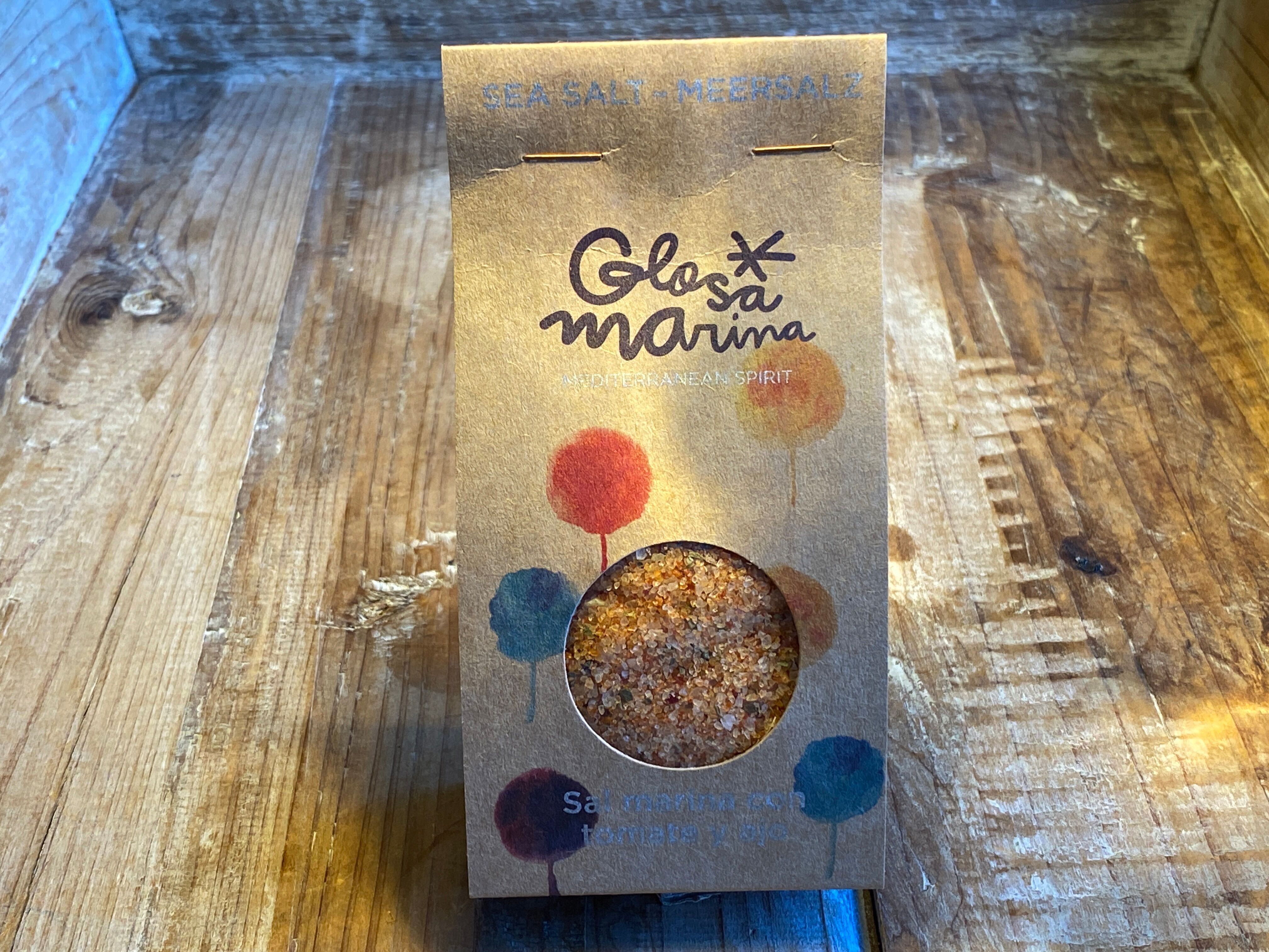 GLOSA MARINA SALE MARINO CON POMODORO E AGLIO 200g GRANA FINE DI MALLORCA