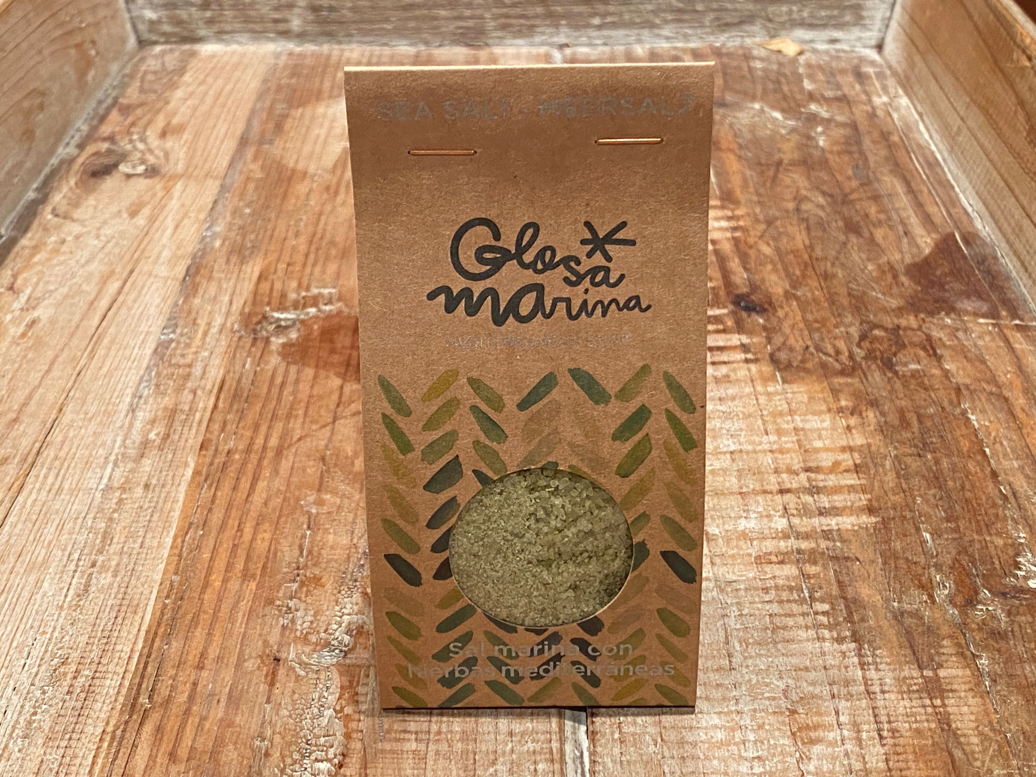 GLOSA MARINA SALE MARINO ALLE ERBE MEDITERRANEE 200g GRANA FINE DI MALLORCA