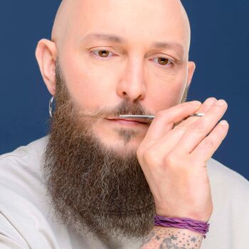 Ciseaux à barbe - Acier inoxydable 2