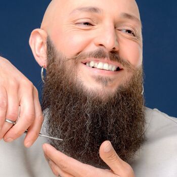 Ciseaux à barbe - Acier inoxydable 3