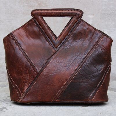 Womens Leather Handbag Crossbody Bag Shoulder bag Small Tote / Day Bag / Handmade
