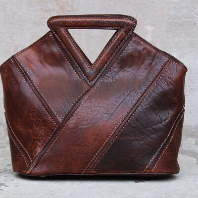 Womens Leather Handbag Crossbody Bag Shoulder bag Small Tote / Day Bag / Handmade