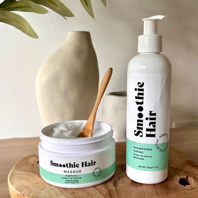 MASQUE PURIFIANT - EXTRAITS DE MENTHE - CHEVEUX GRAS