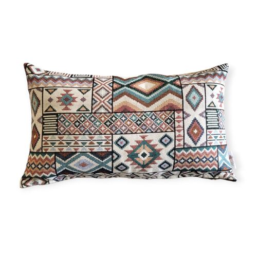 Aztec Blue Cushion Cover