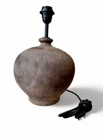 Lampe de Table Terracotta N°21 - Pied de lampe en céramique 5