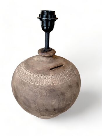 Lampe de Table Terracotta N°21 - Pied de lampe en céramique 7
