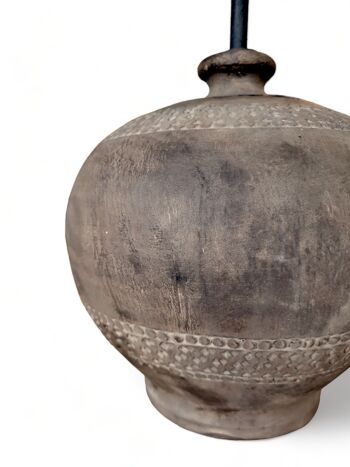 Lampe de Table Terracotta N°21 - Pied de lampe en céramique 8