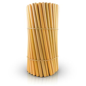 Bamboo straws – 50 units (22cm) 1