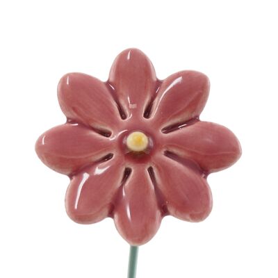 Margarita Flor Cerámica mini malva 2.5cm