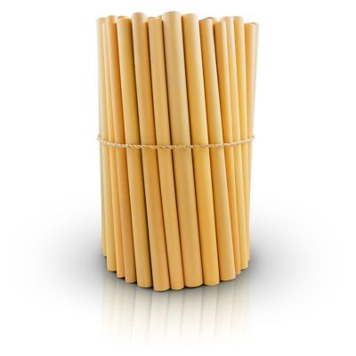 Bamboo straws – 50 units (14cm)