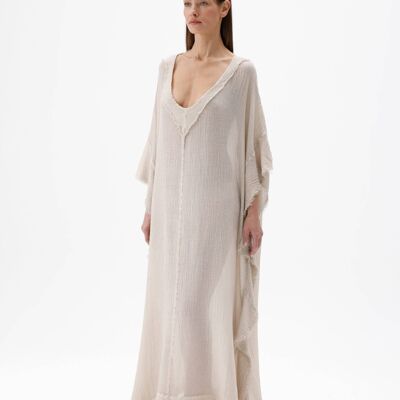 Crinkle Bamboo Kaftan (3234) 70% cotton, 30% bamboo